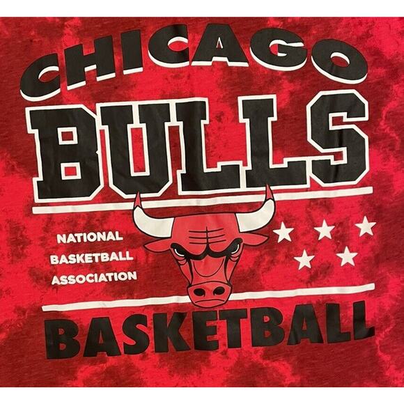 Chicago Bulls NBA Men’s Tie Dye T-Shirt Size Medium - Picture 2 of 4